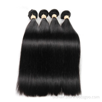 BIS Silk straight wave the length 8 to 28inches remy hair bundles raw virgin human free sample Brazilian cuticle aligned hair